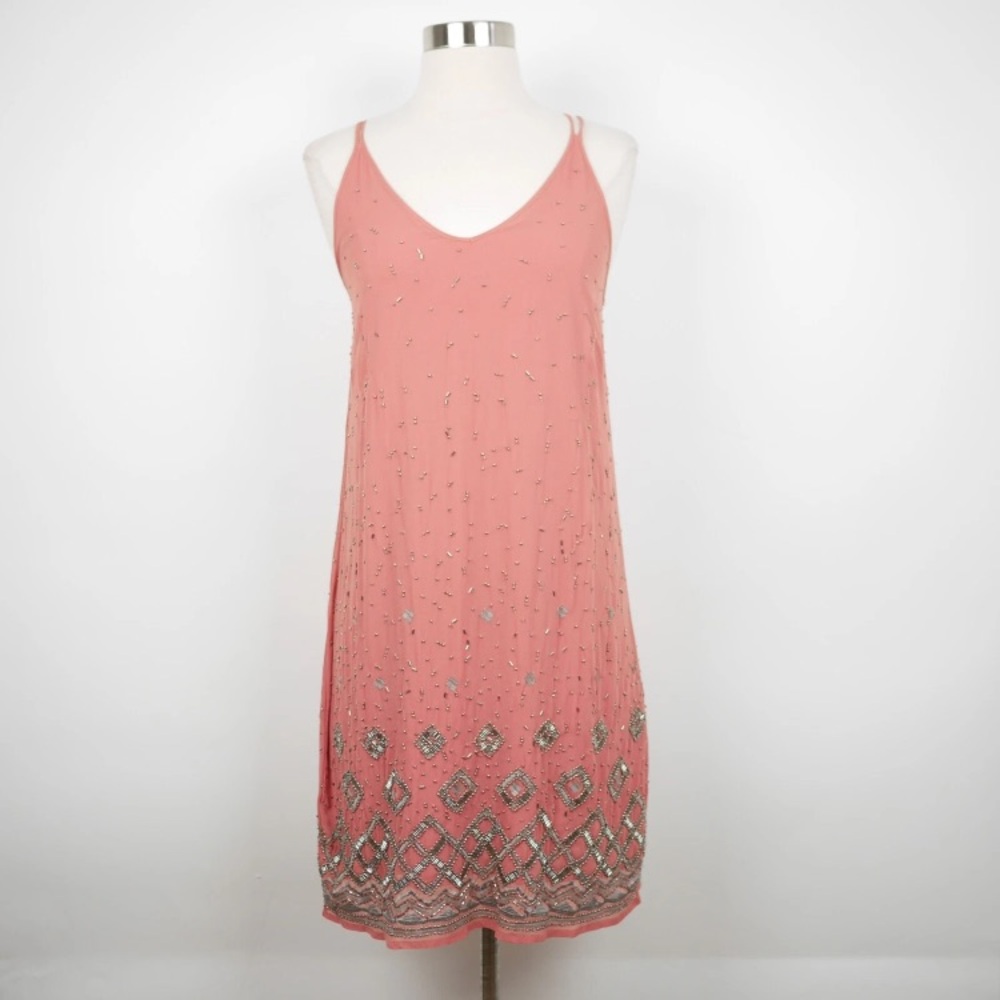 White House Black Market Beaded Dress, size XS